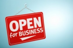 OPEN FOR BUSINESS